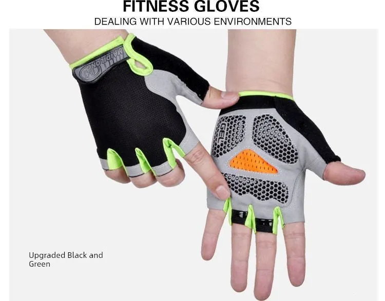 Fitness Pull-Up Gloves - Anti-Cocoon Technology, Improved Grip & Durability