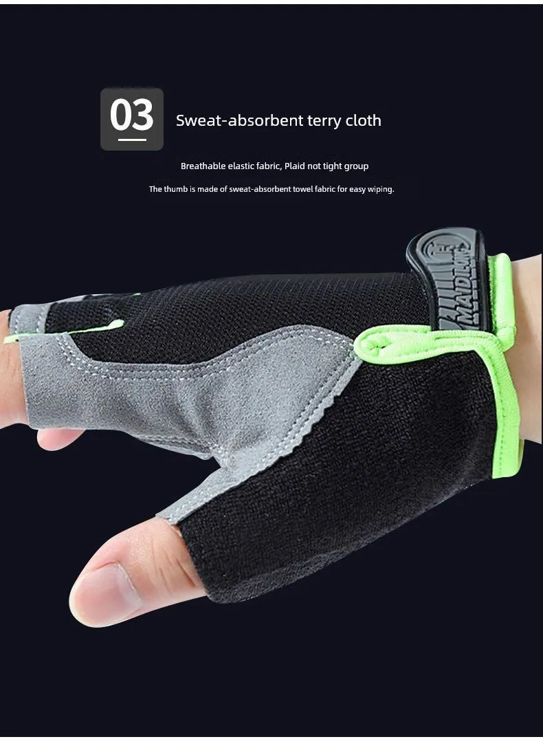 Fitness Pull-Up Gloves - Anti-Cocoon Technology, Improved Grip & Durability