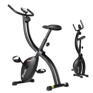 Folding Exercise Bike X-Bike Magnetic Bicycle Cycling Flywheel Fitness Machine