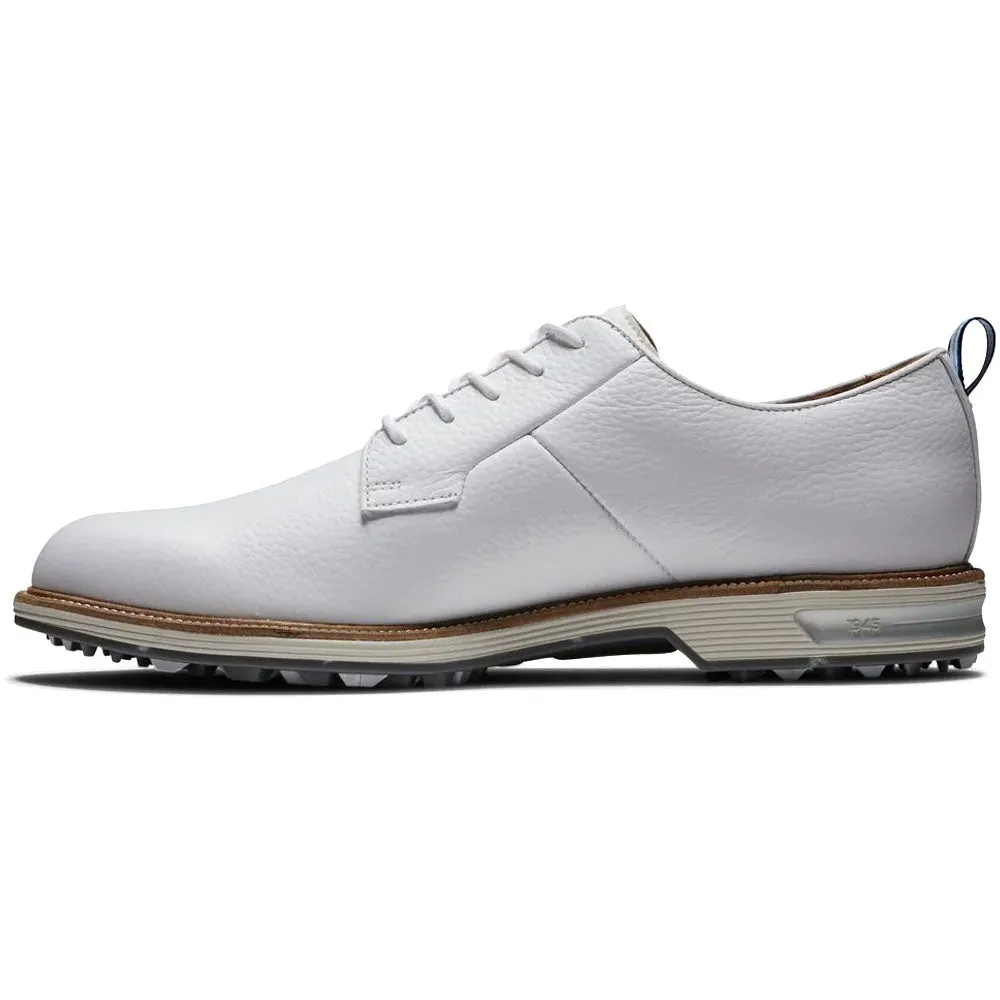 FootJoy Premiere Series Field Waterproof Spikeless Shoes - White/Light Grey