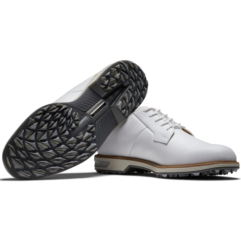 FootJoy Premiere Series Field Waterproof Spikeless Shoes - White/Light Grey