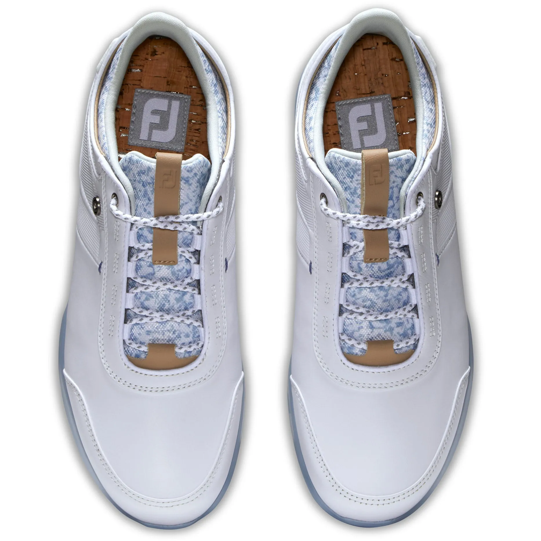 FootJoy Stratos White-Blue Womens Golf Shoes