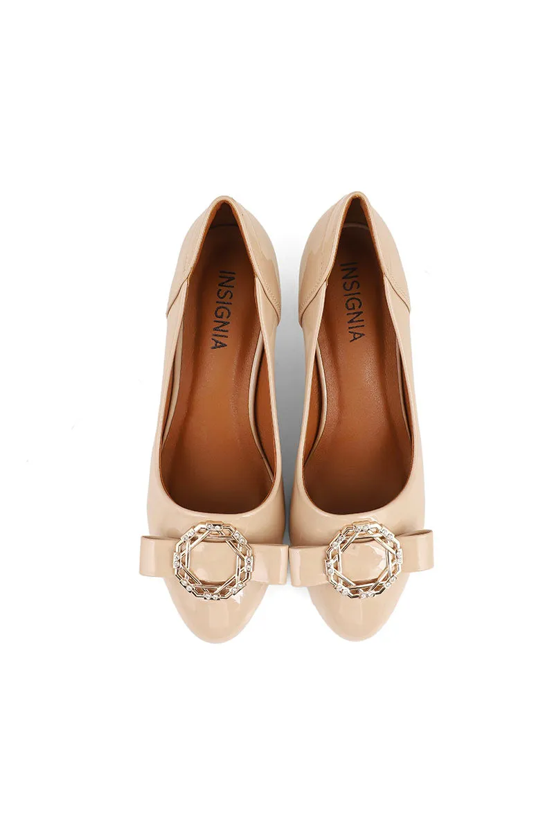 Formal Court Shoes I44435-Beige