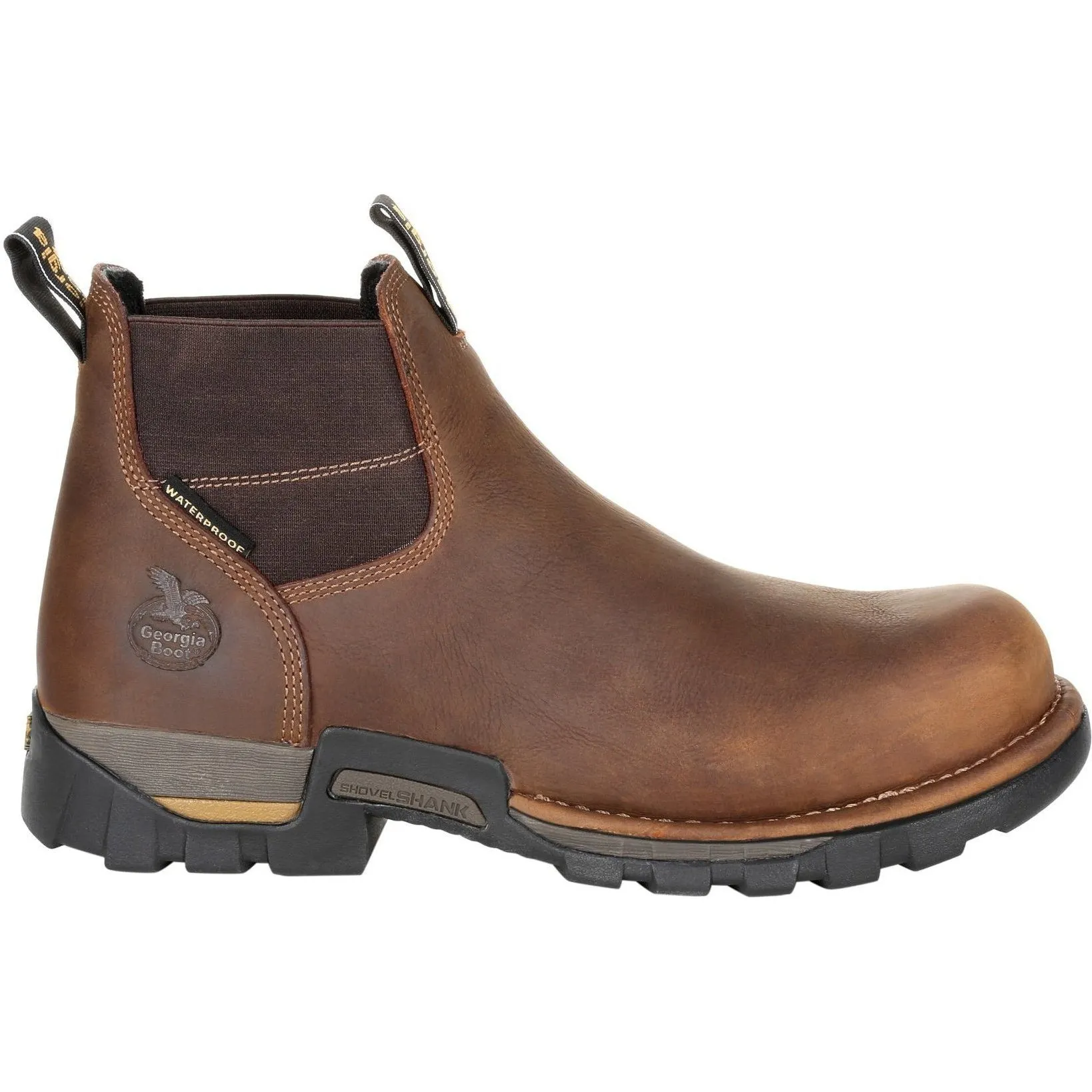 Georgia Men's Eagle One Soft Toe WP Chelsea Work Boot - Brown - GB00315