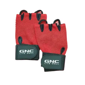 GNC - Gym Leather Gloves Red