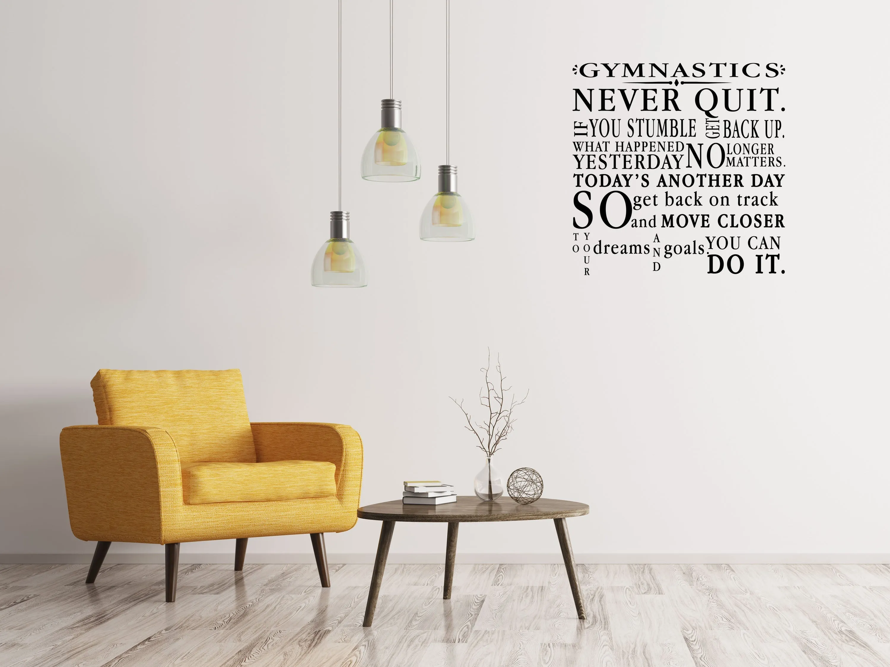 Gymnastics Bedroom Wall Decal