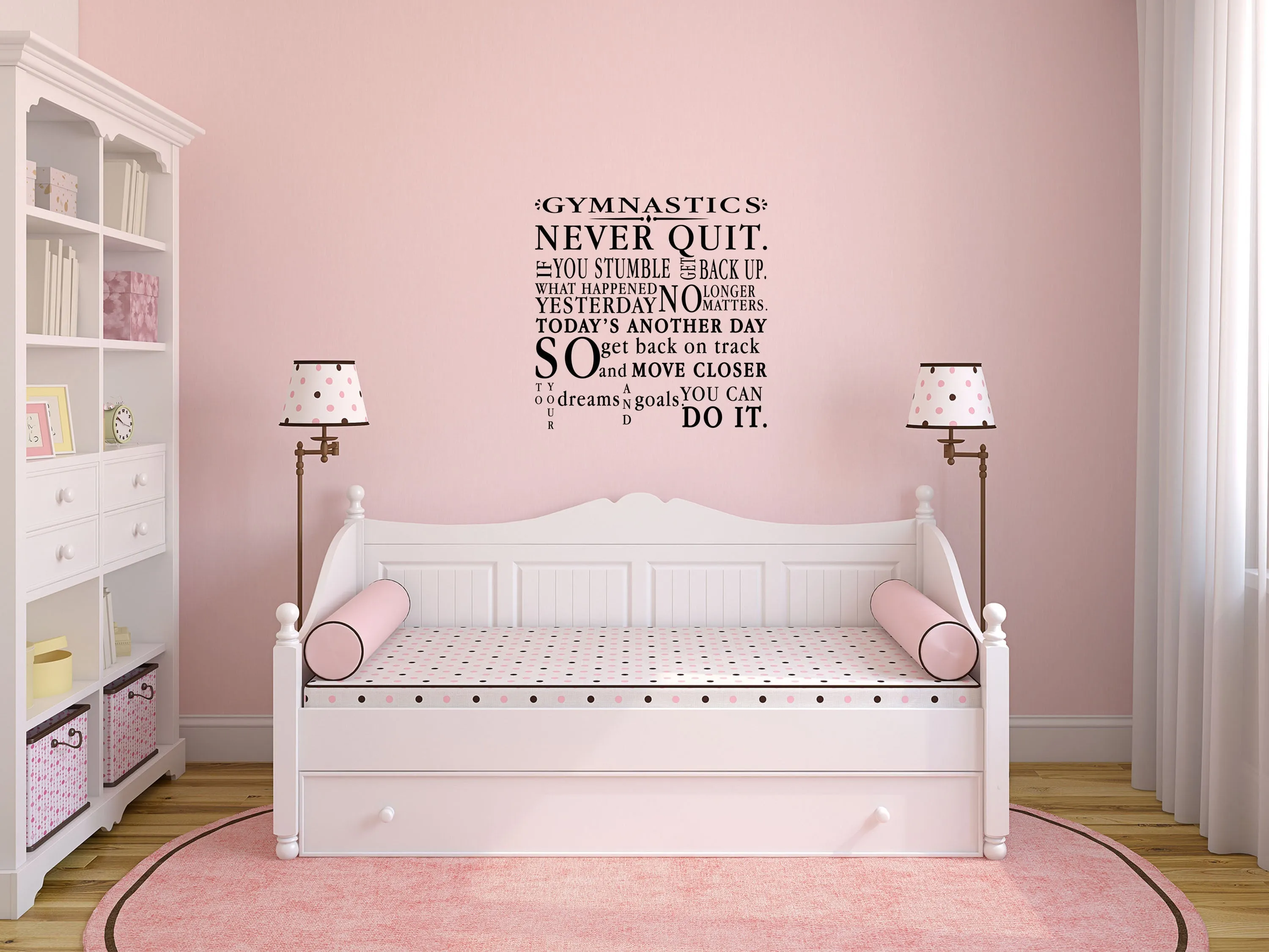 Gymnastics Bedroom Wall Decal