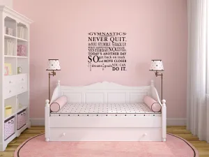 Gymnastics Wall Decal