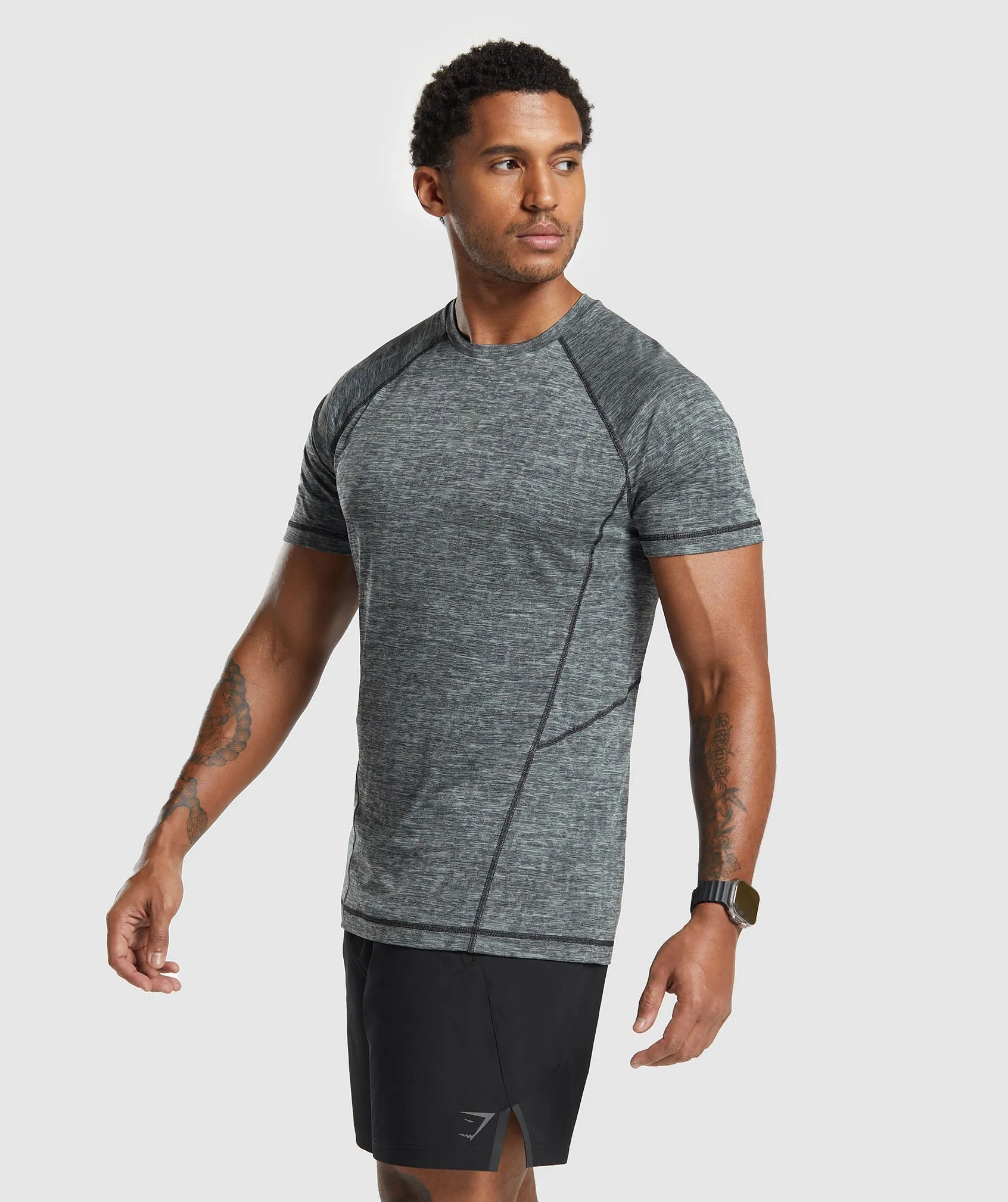 Gymshark Apex T-Shirt - Unit Green/Black