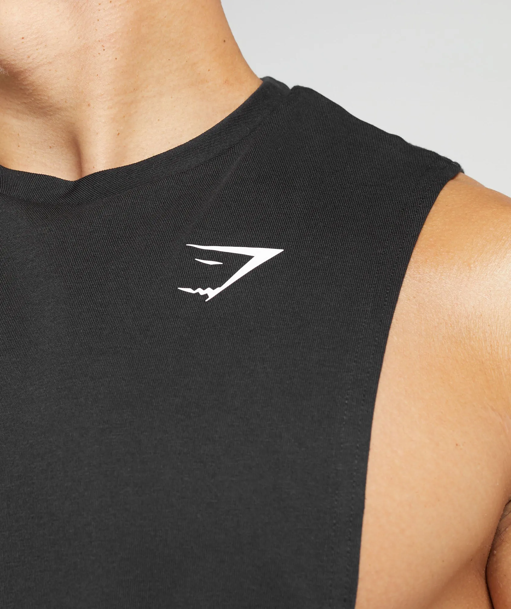 Gymshark React Drop Arm Tank - Black