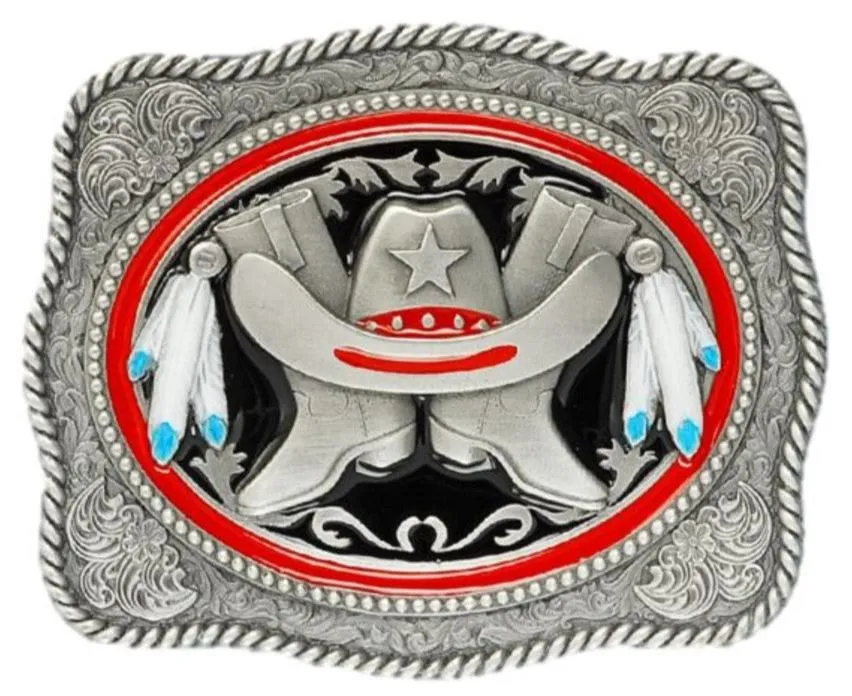 Hat Boots Belt Buckle