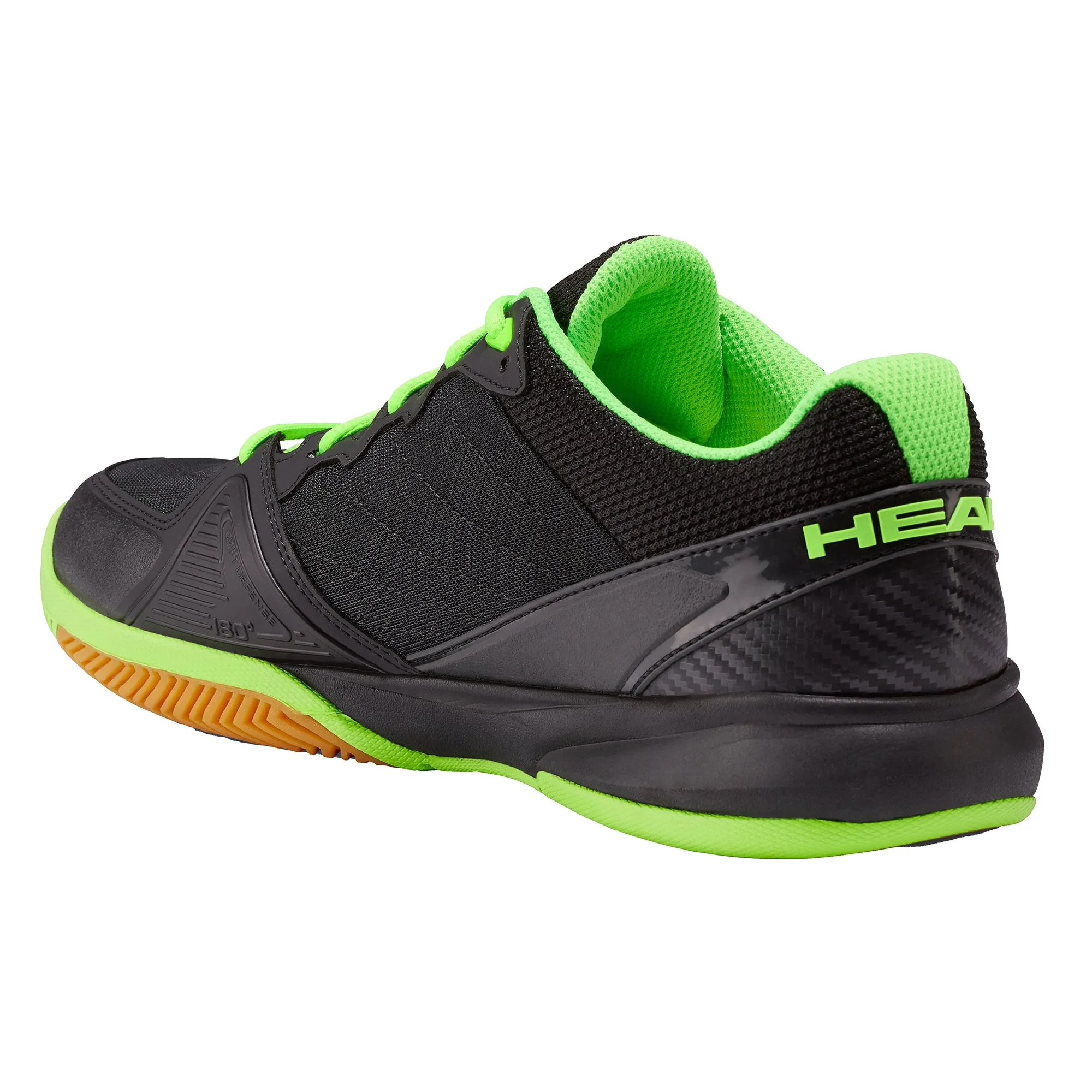 Head Revolt Black Mens Indoor Court Shoes