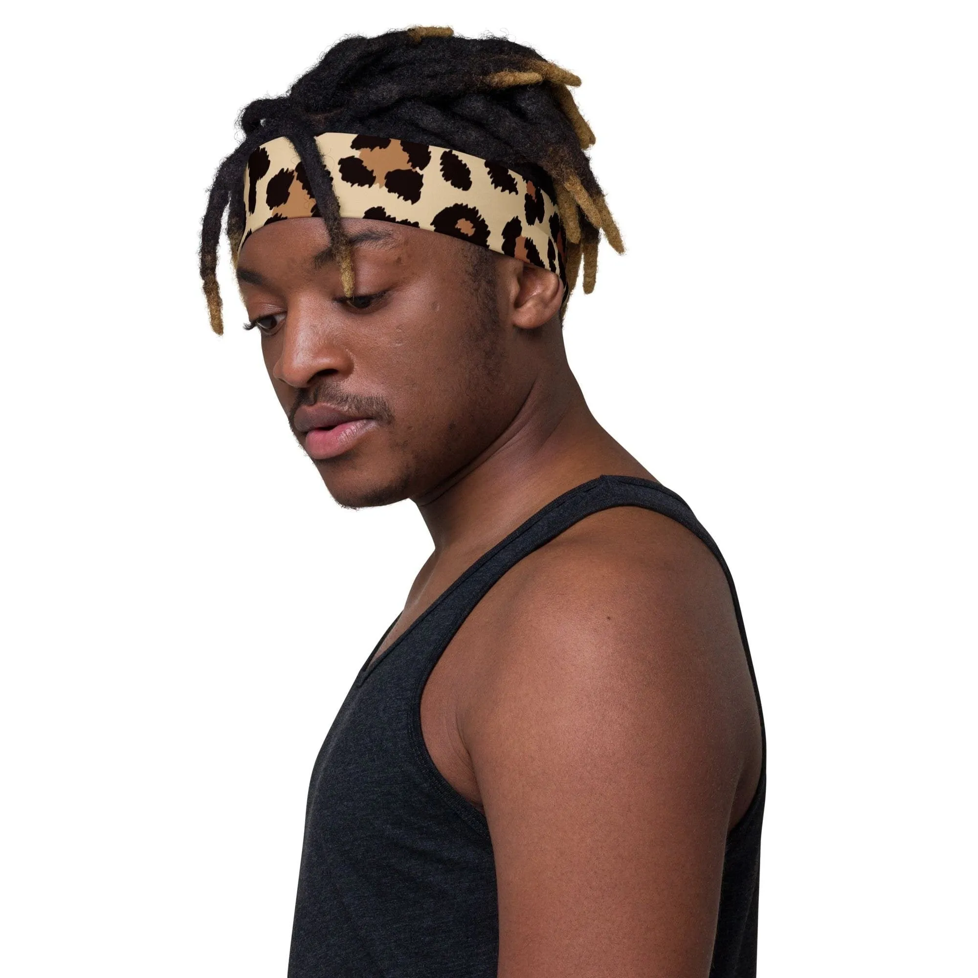 Headband with Leopard Print - Stylish & Comfortable Accessory for Men and Women