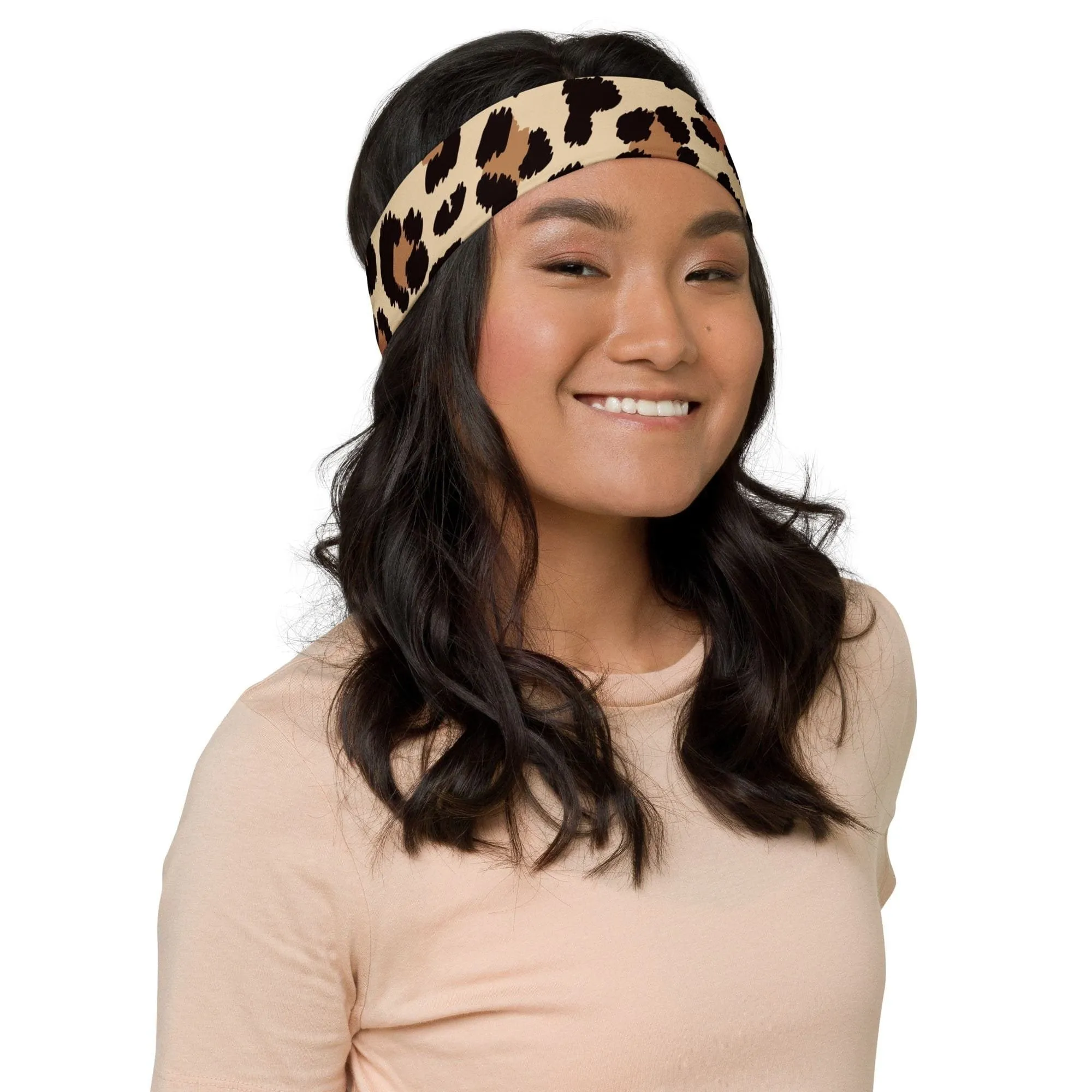 Headband with Leopard Print - Stylish & Comfortable Accessory for Men and Women