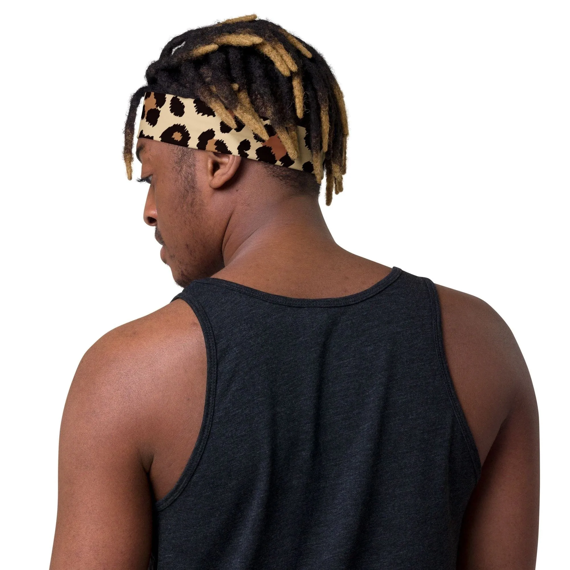 Headband with Leopard Print - Stylish & Comfortable Accessory for Men and Women