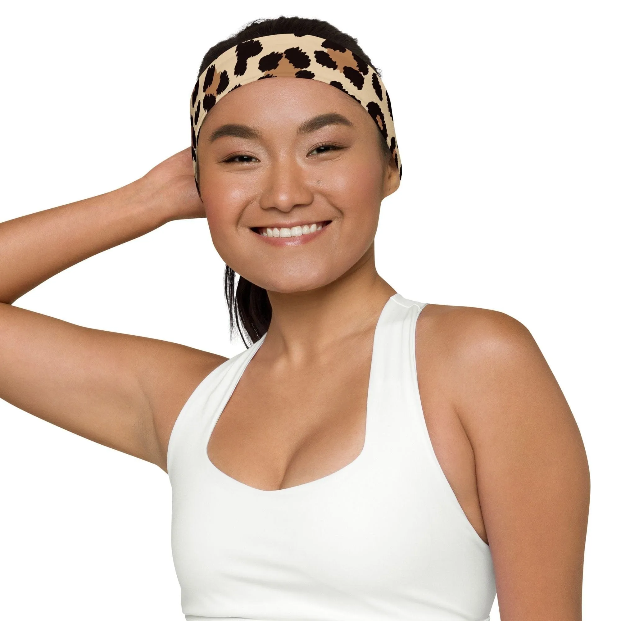 Headband with Leopard Print - Stylish & Comfortable Accessory for Men and Women