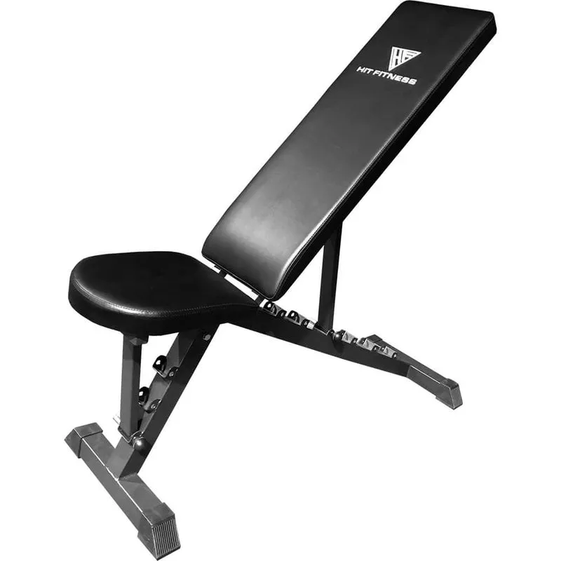 Hit Fitness Athletic Pack 120kg | Rack - Bench - Radial Plates