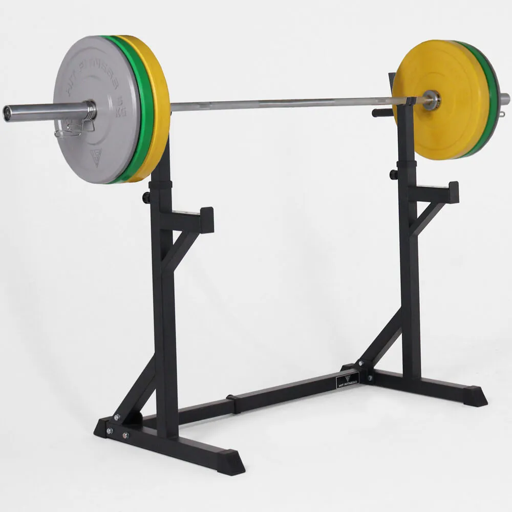 Hit Fitness Core Pack 80kg | Standard Rack & Coloured Bumper Plates