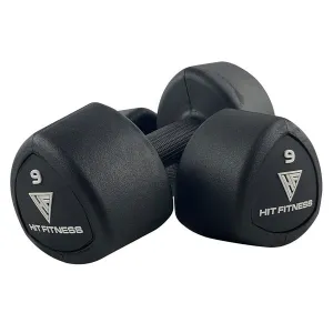 Hit Fitness Rubber Studio Dumbbell | 9kg