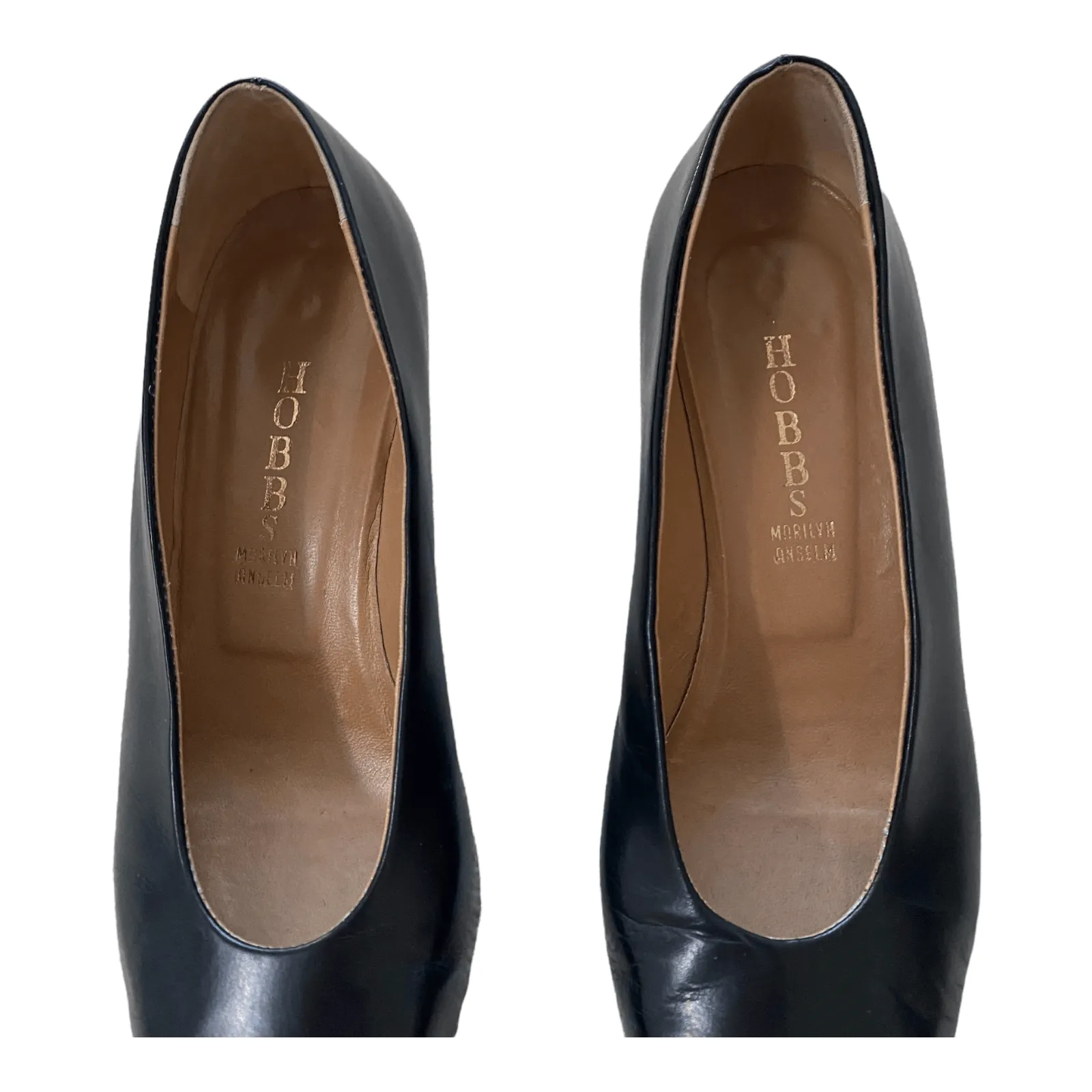 Hobbs Leather Court Shoes Black UK 3.5 EU 36.5