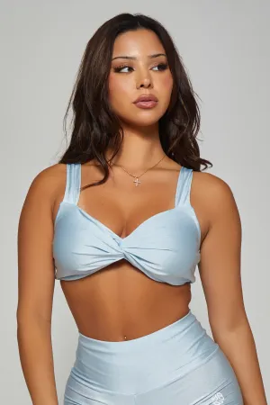 Icy Blue Fitness Top