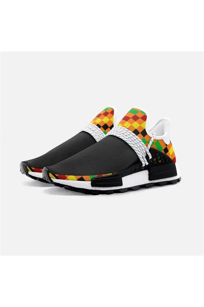 Kente Cloth Unisex Lightweight Sneaker S-1