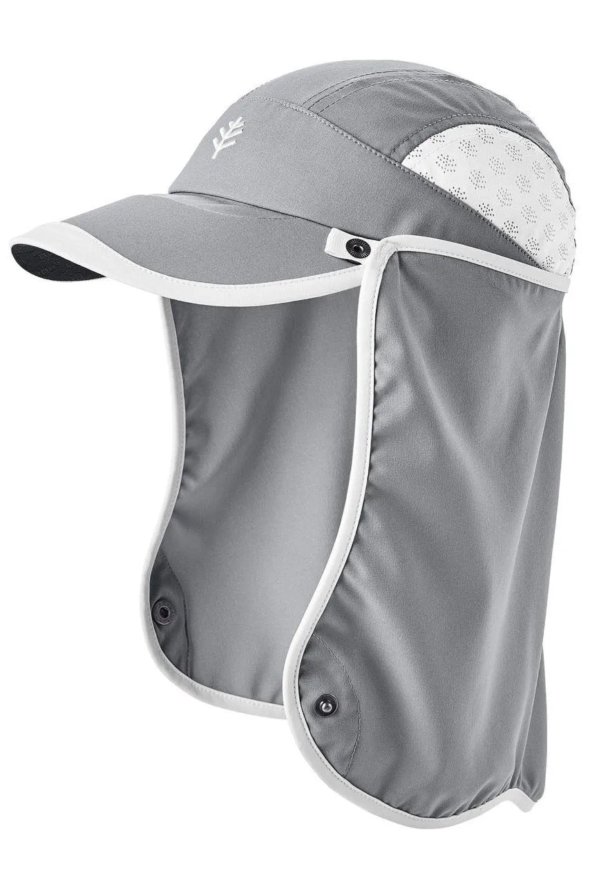 Kid's Agility Sport Cap  |  Steel Grey/White