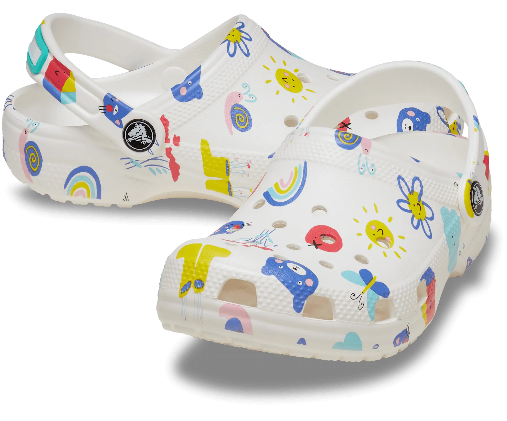 Kids‚Äô Classic Doodle Print Clog