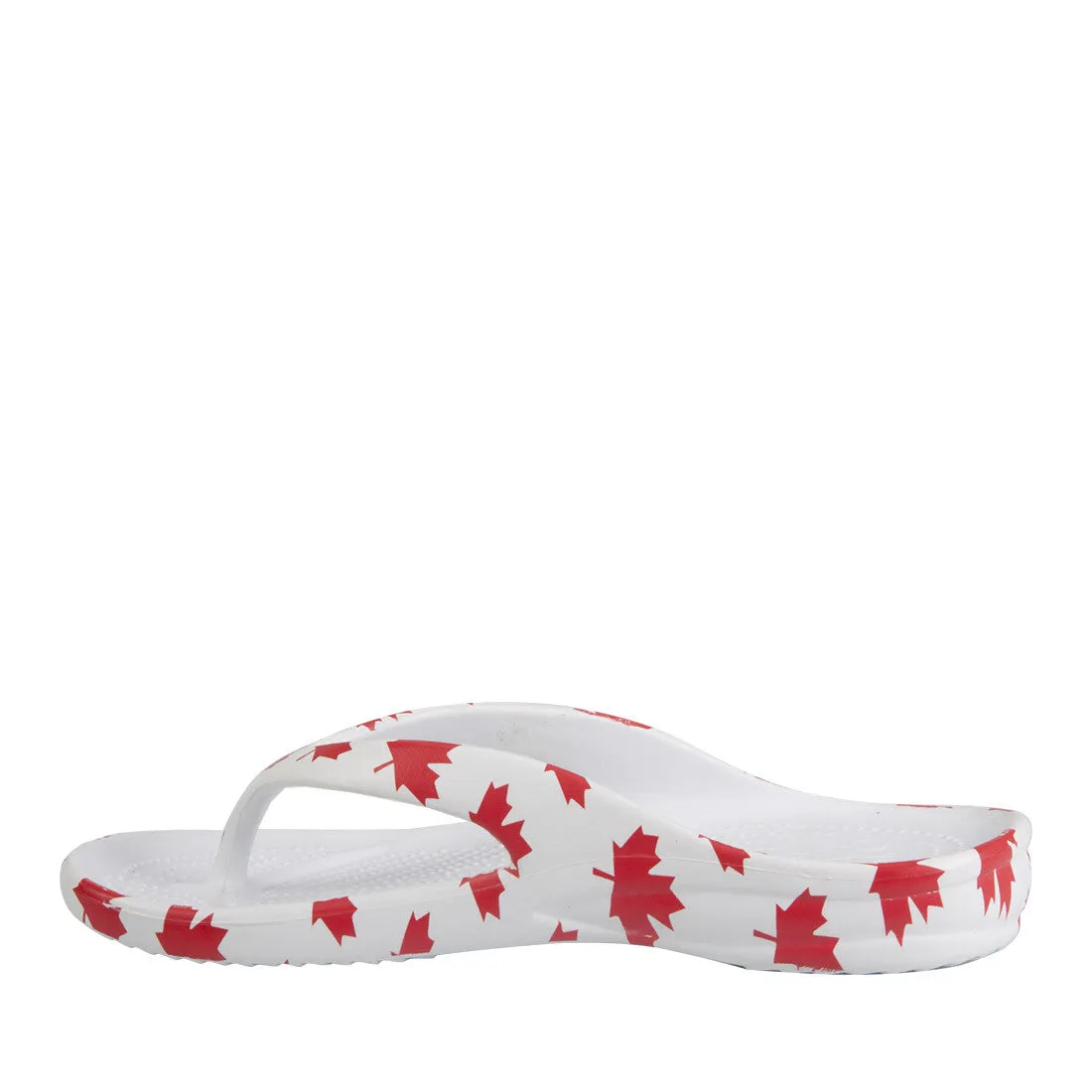 Kids' Flip Flops - Canada (White/Red)