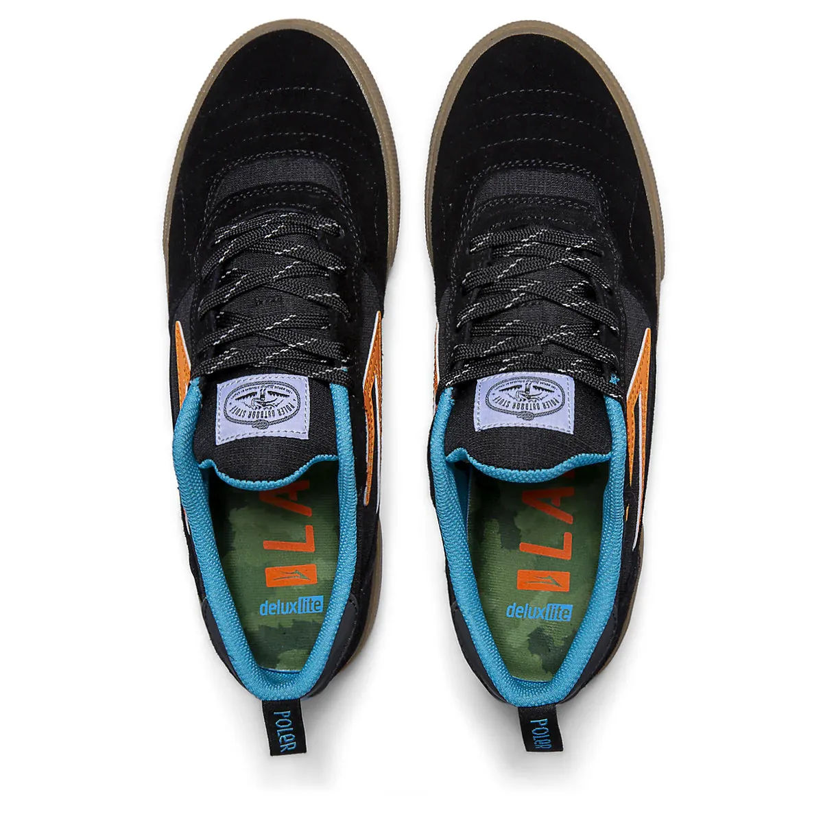 Lakai X Poler Cambridge Shoe - Blk/Multi