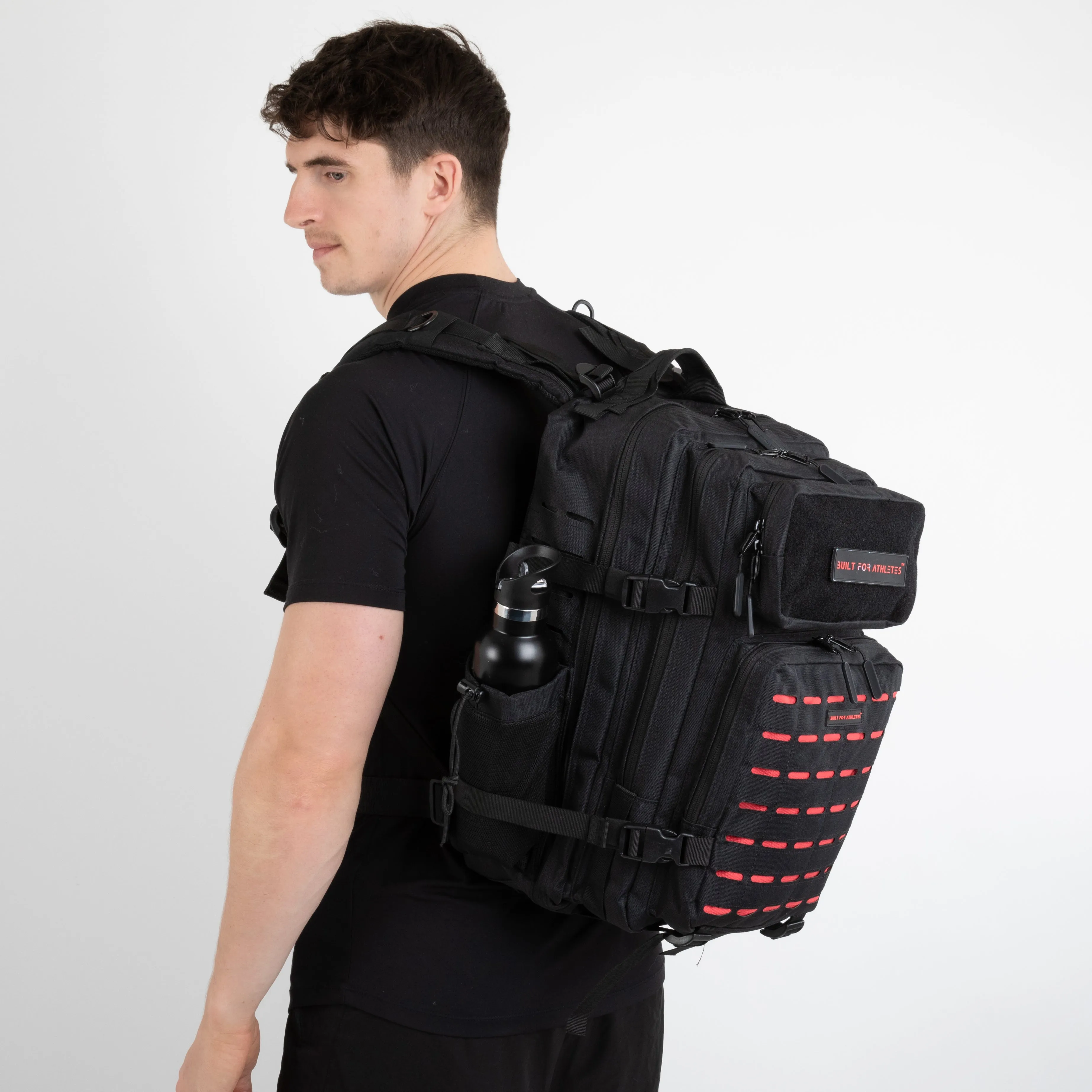 Large Black & Red Gym Backpack