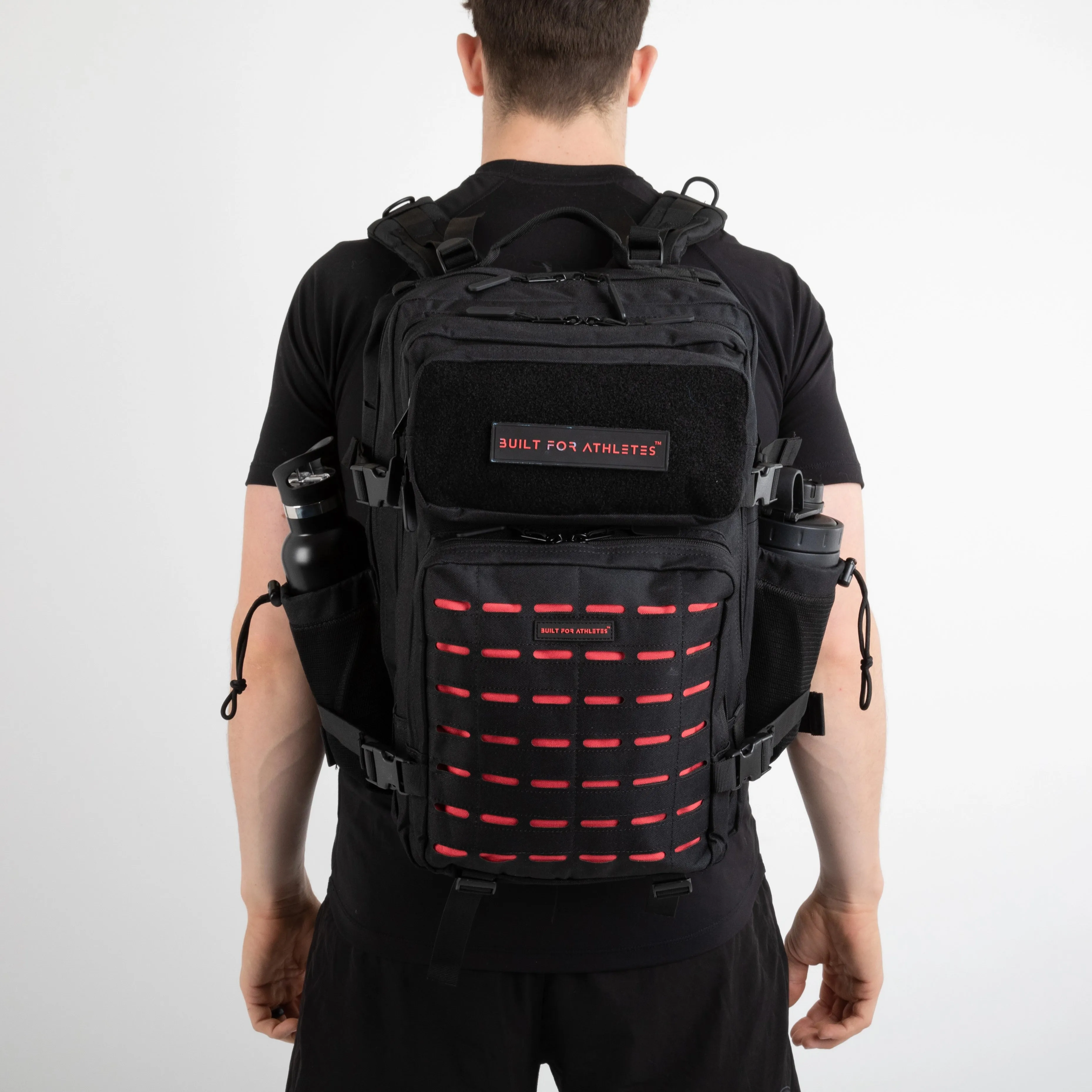 Large Black & Red Gym Backpack