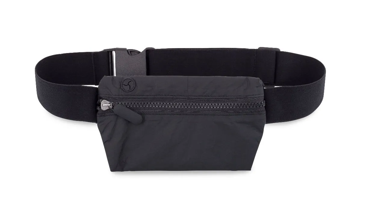 Lay Flat Fanny Pack in Black