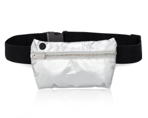 Lay Flat Fanny Pack in Silver