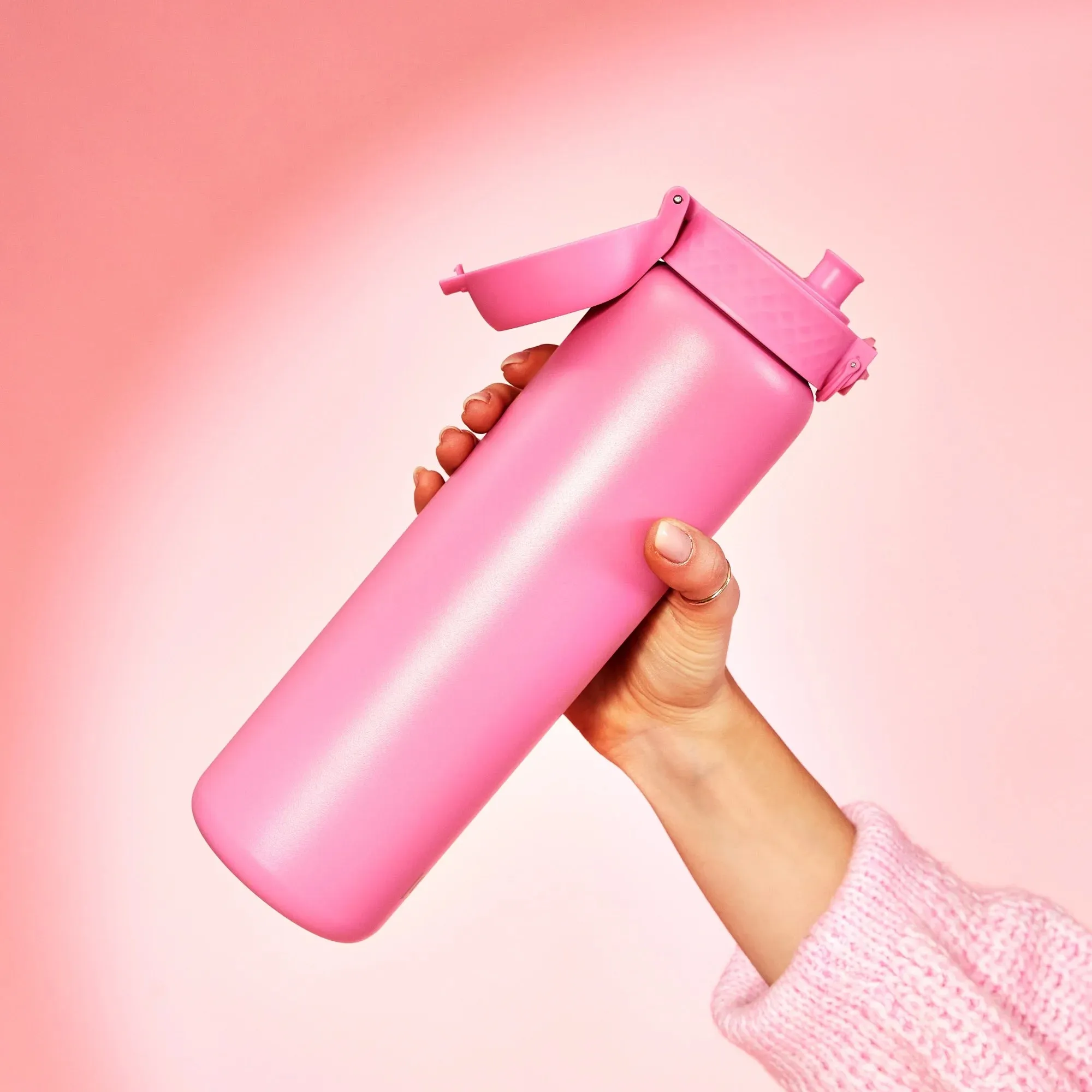 Leak Proof 1 Litre Thermal Water Bottle, Insulated, Rose Bloom, 1L