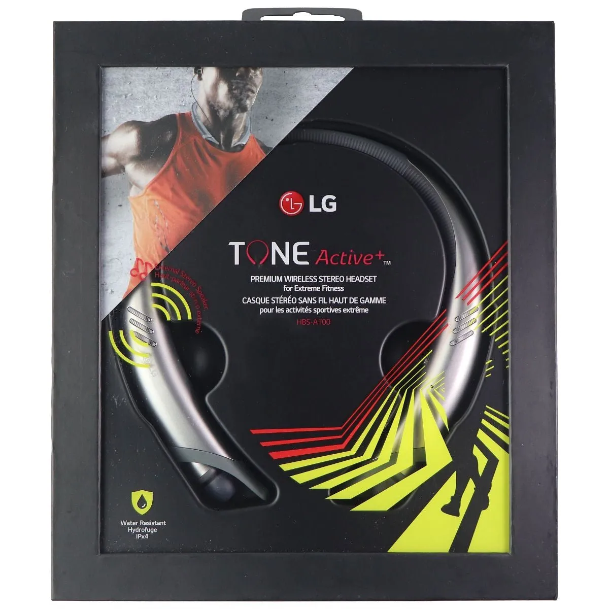 LG TONE Active  (HBS-A100) Bluetooth Wireless Stereo Headset - Silver