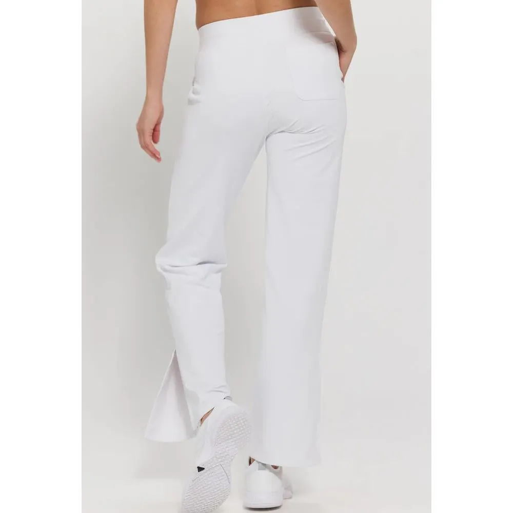 Lija Women's Wide Leg Pant - White