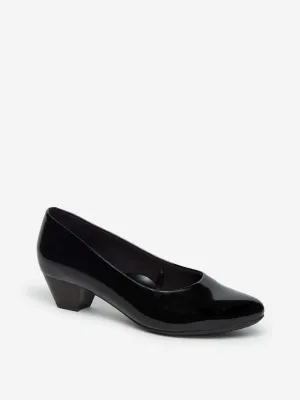 LUNA BLU Black Court Shoes