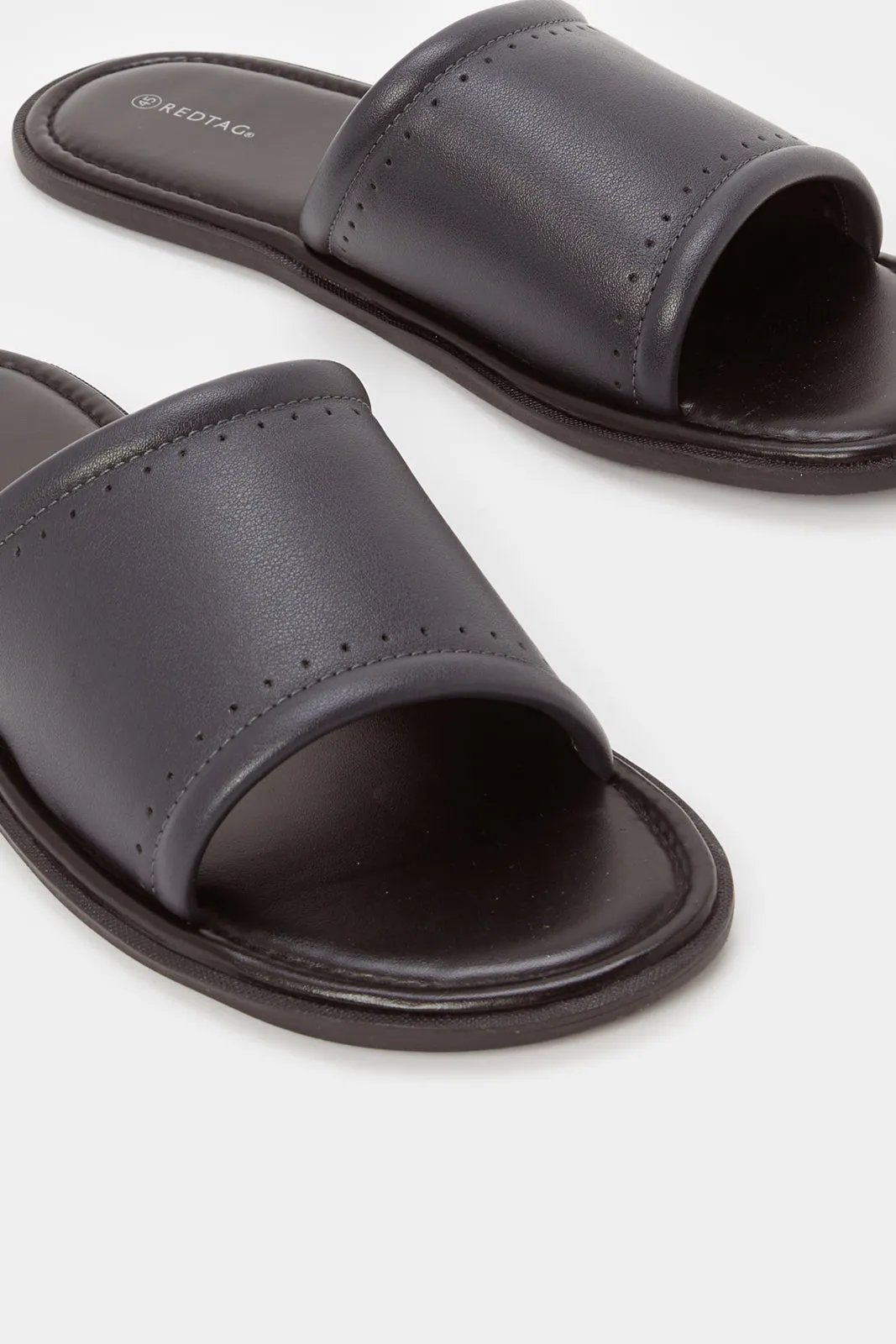 Men Navy Mule Slide