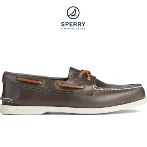 Men's Authentic Original PLUSHWAVE Varsity Boat Shoe - Grey (STS22550)