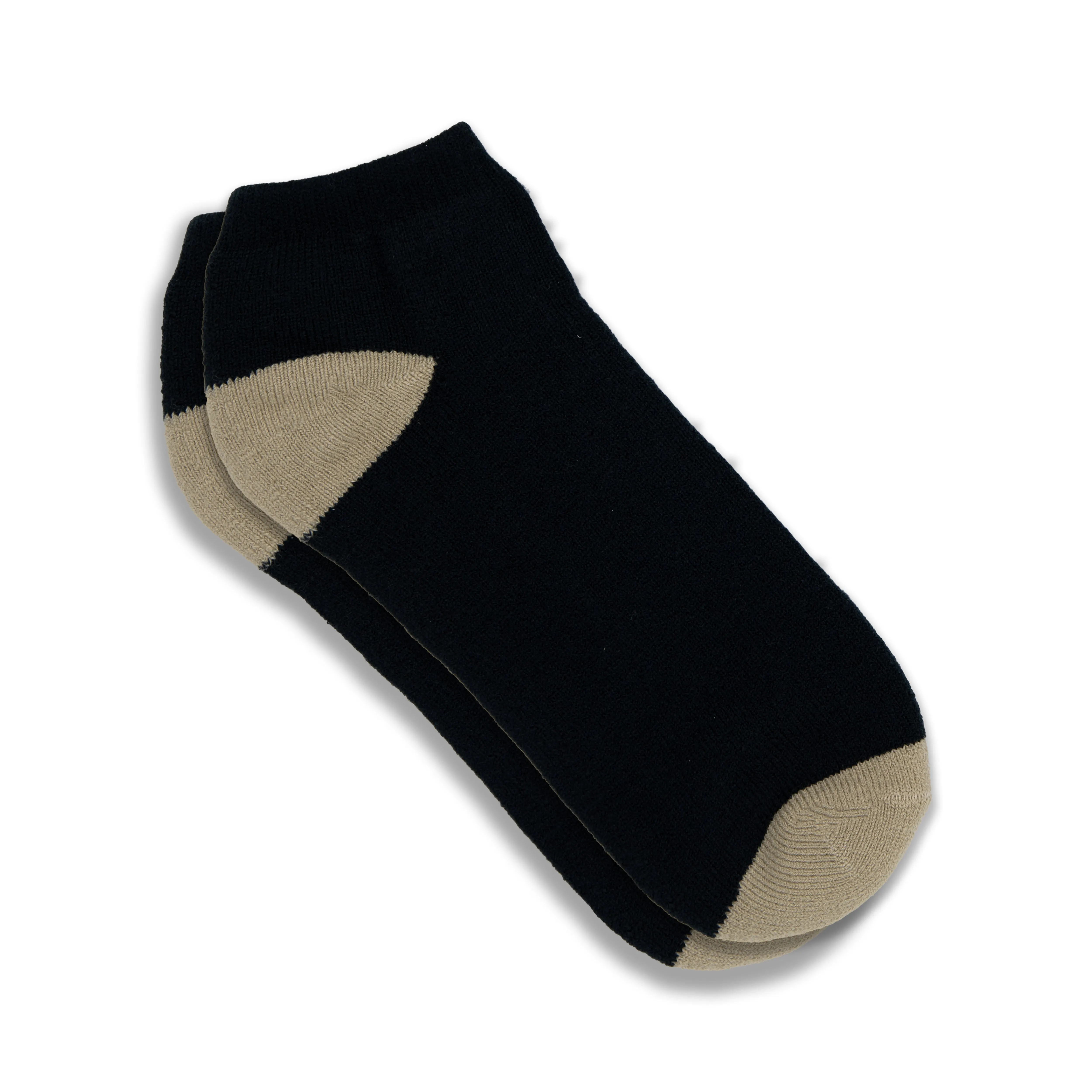 Men’s Colored Heel & Toe Low Cut Heat Socks