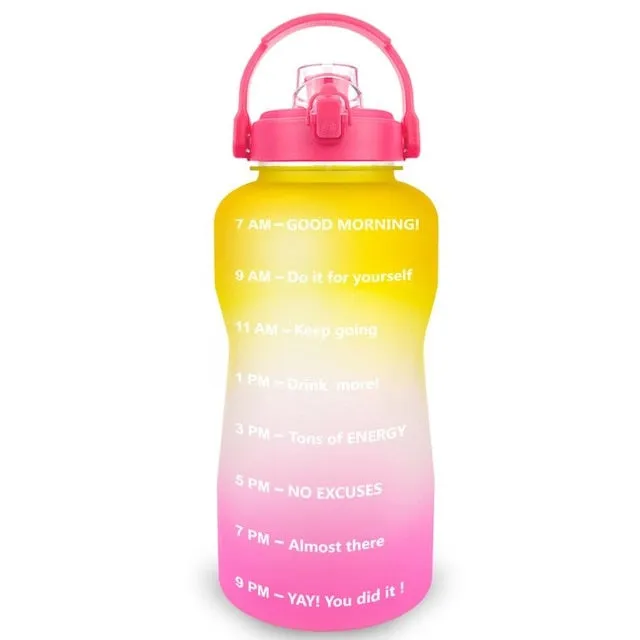 Motivational Gym Fitness Water Bottle - BPA Free