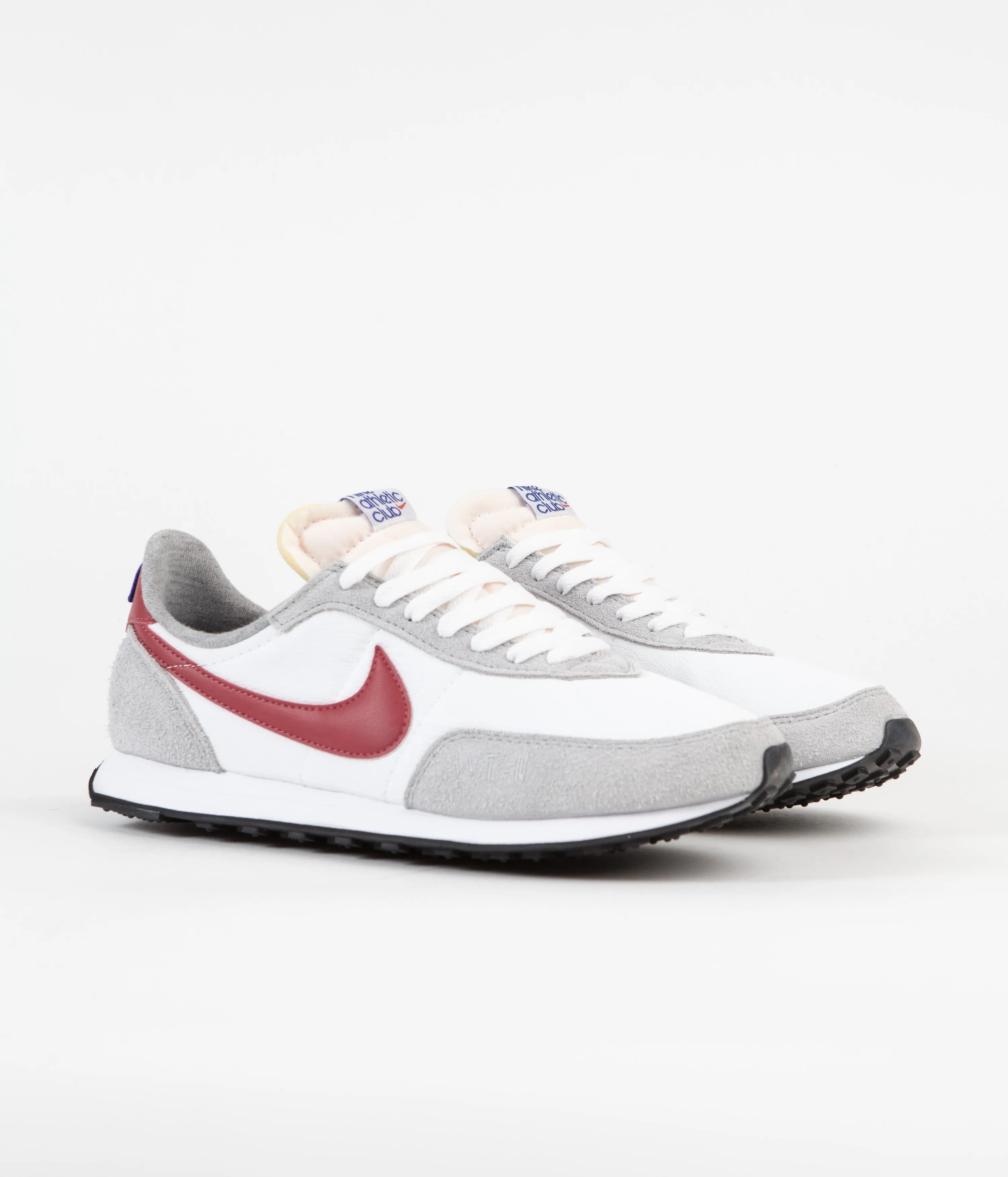 Nike Waffle Trainer 2 Shoes - White / Gym Red - Light Smoke Grey - Hyper Royal