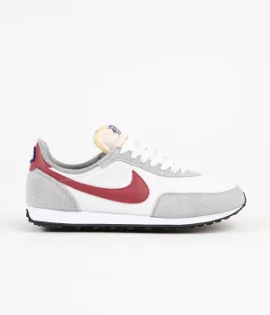 Nike Waffle Trainer 2 Shoes - White / Gym Red - Light Smoke Grey - Hyper Royal