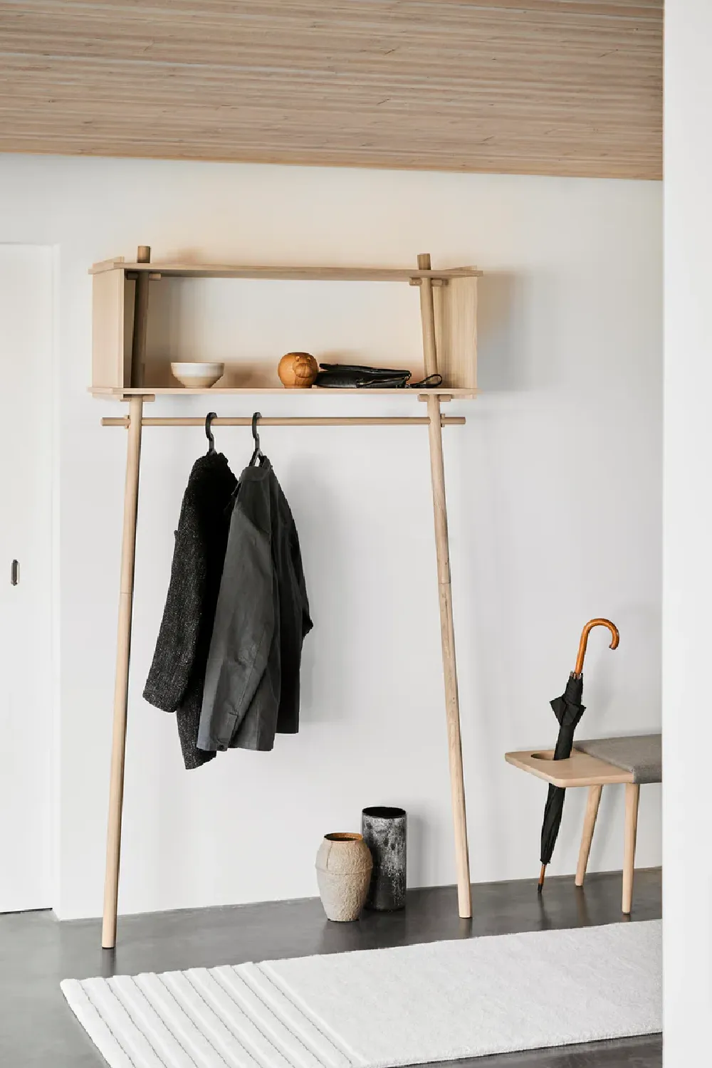 Oak Minimalist Wardrobe L | WOUD Töjbox