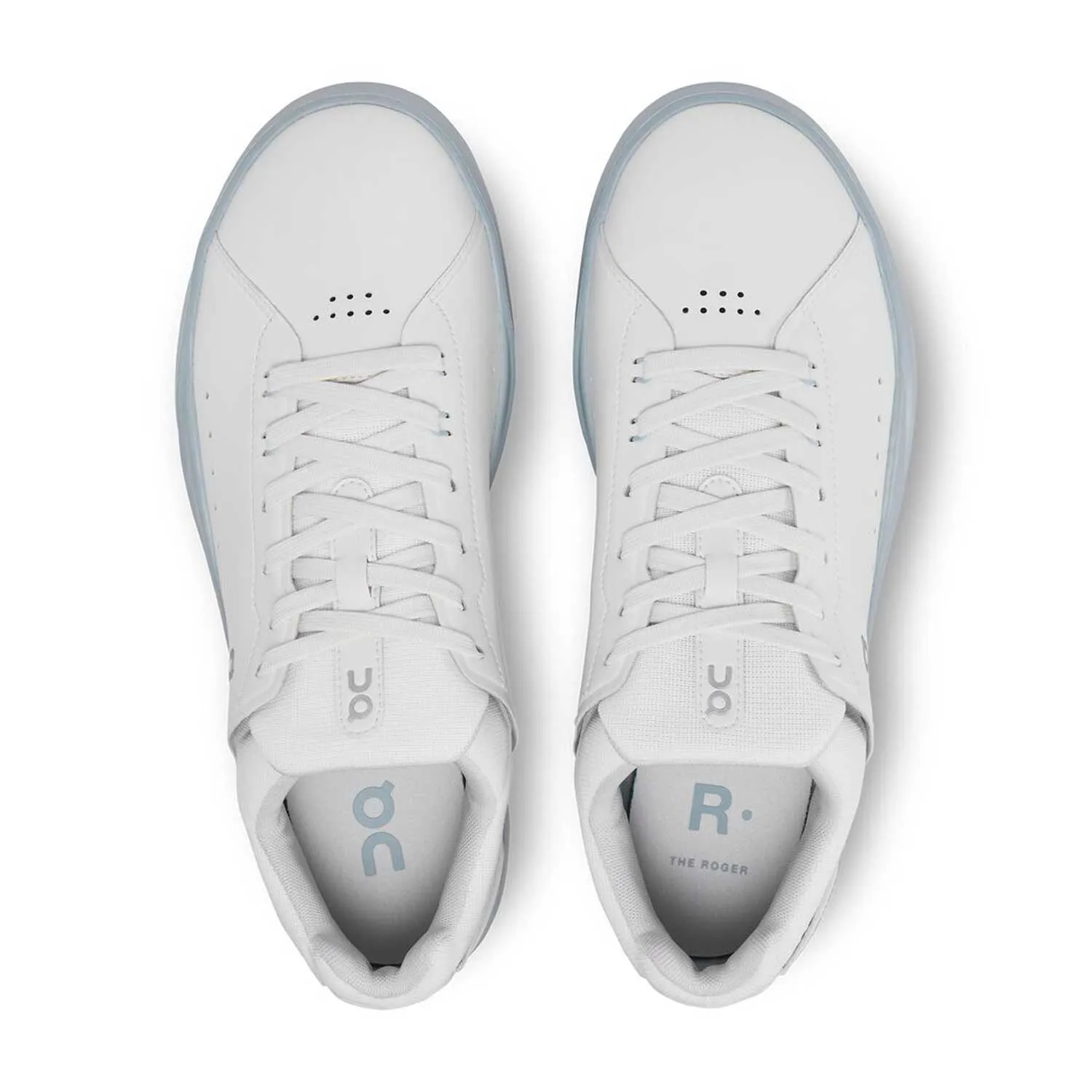 On Roger Advantage White/Chambray