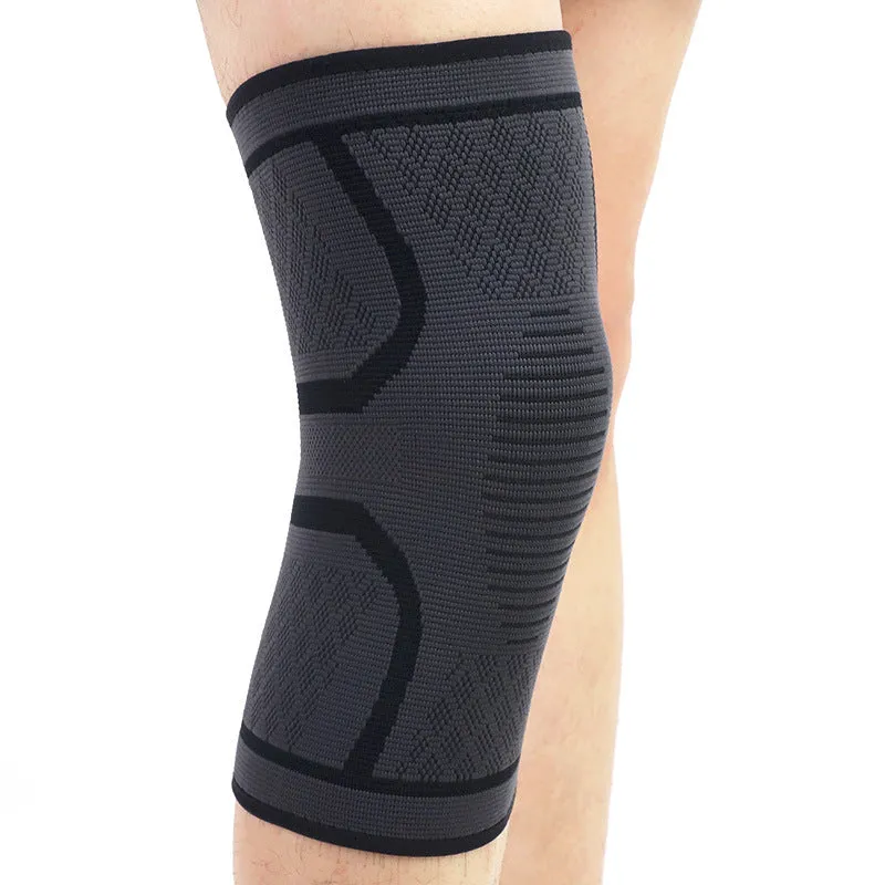 One Piece Elastic Knee Pad Knee Patella Protector Brace Cycling Basketball Running Compression Knee Sleeve Sports Kneepads