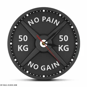 Original Clock No Pain No Gain