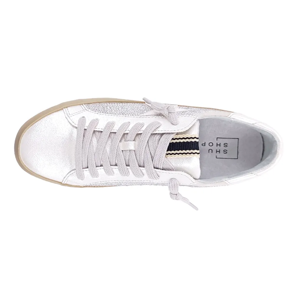 Paula Rhinestone Lace Up Sneakers