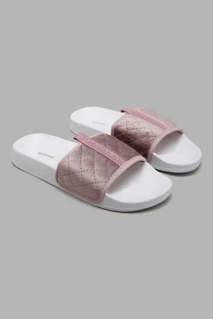 Pink Velvet Slide